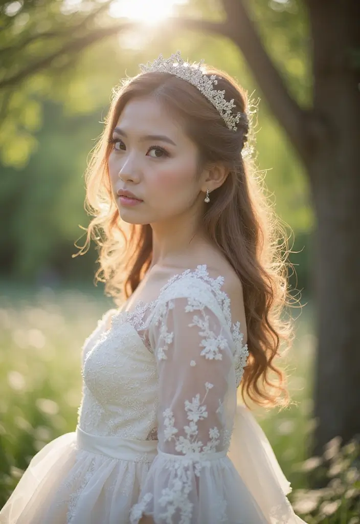 26 Bridal Makeup Looks That Last All Day - 12. Whimsical Fairy Tale