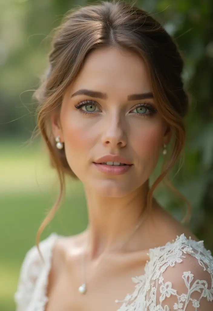 26 Bridal Makeup Looks That Last All Day - 13. Chic Minimalism