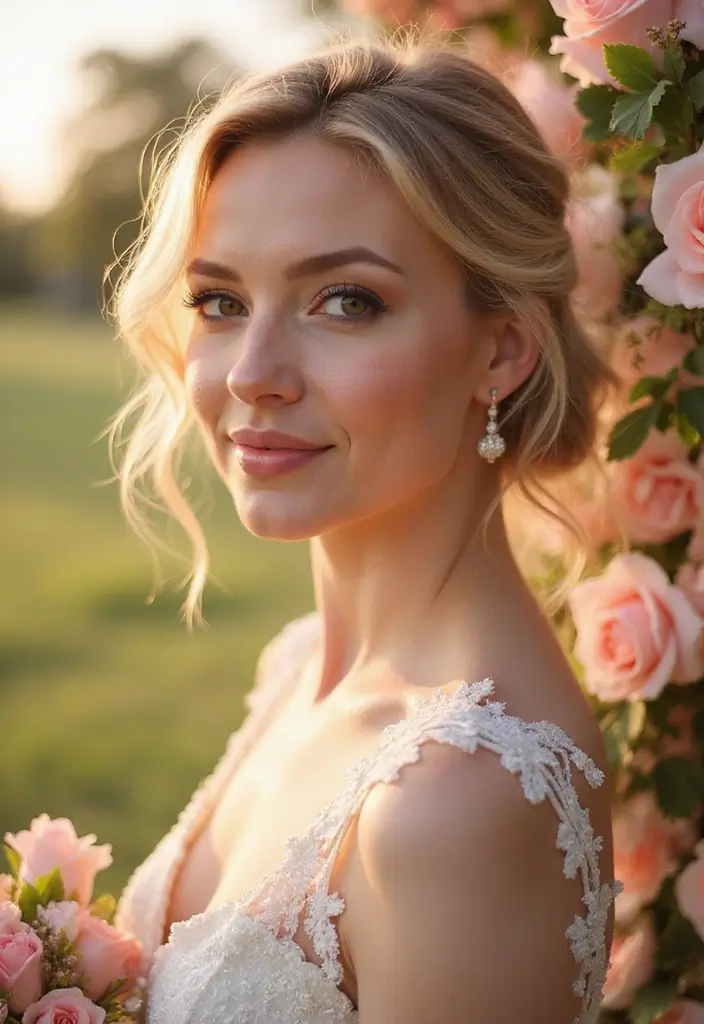 26 Bridal Makeup Looks That Last All Day - 17. Soft Focus Blush