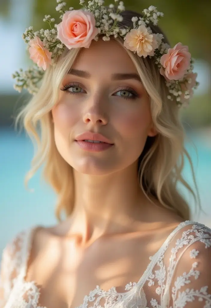26 Bridal Makeup Looks That Last All Day - 20. Sweet Pastels