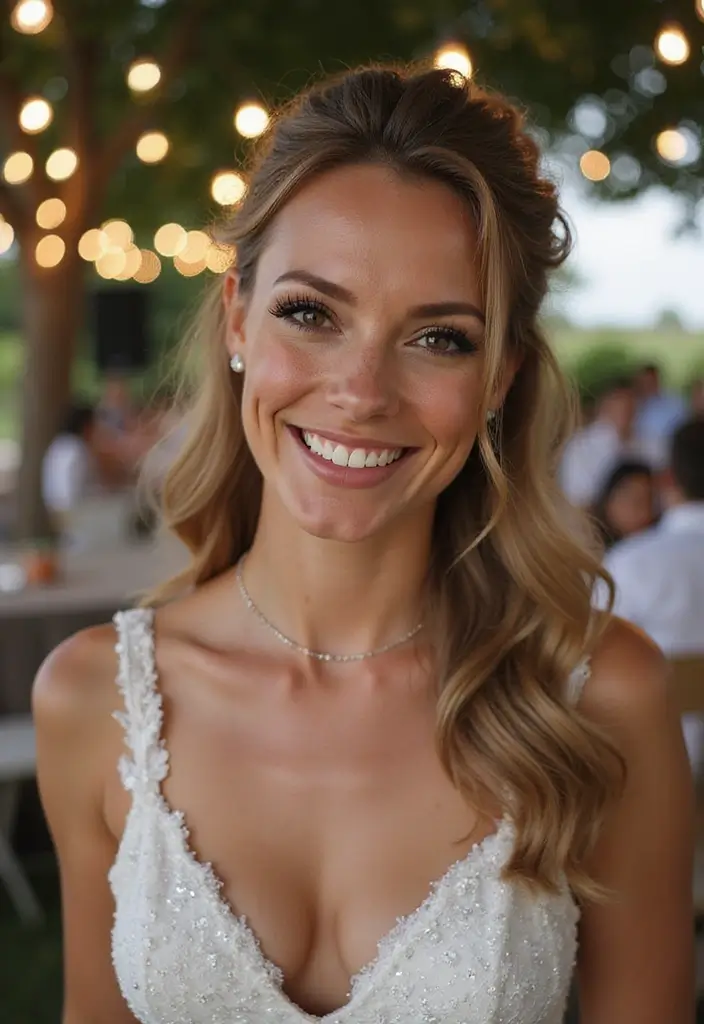 26 Bridal Makeup Looks That Last All Day - 21. Glimmering Eyes