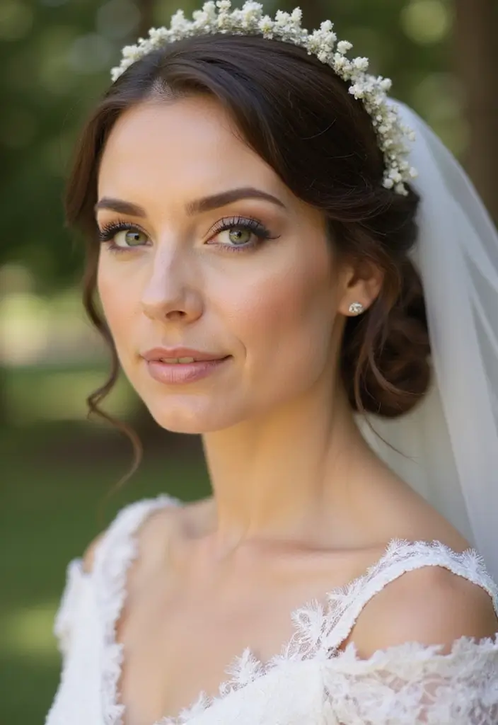 26 Bridal Makeup Looks That Last All Day - 22. Romantic Eye-liner