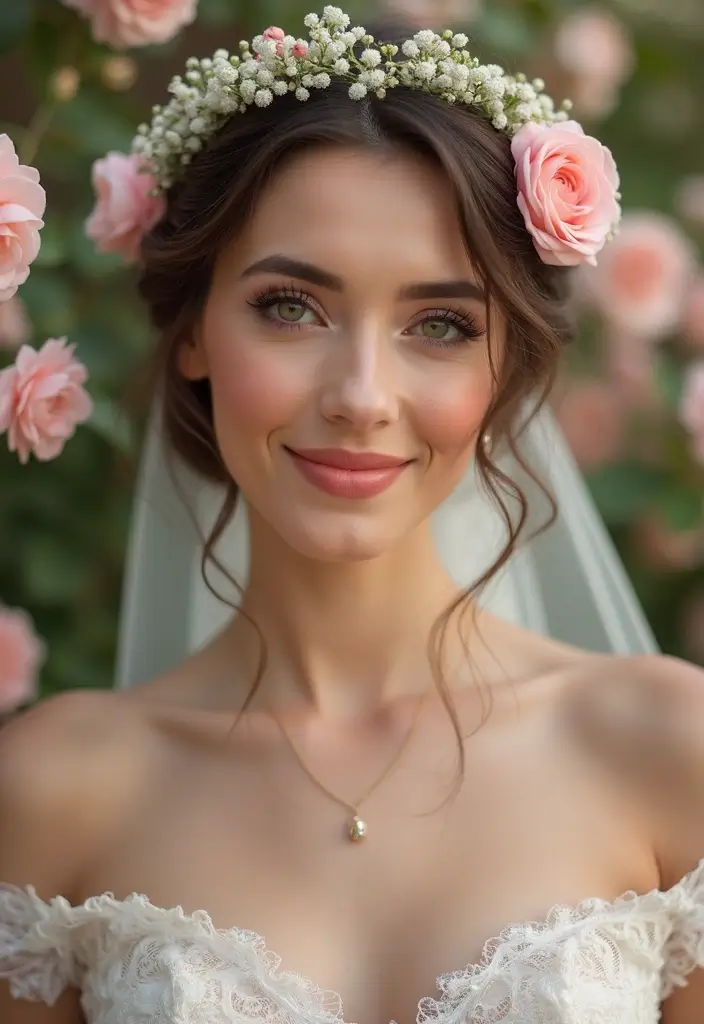 26 Bridal Makeup Looks That Last All Day - 23. Vintage Rose