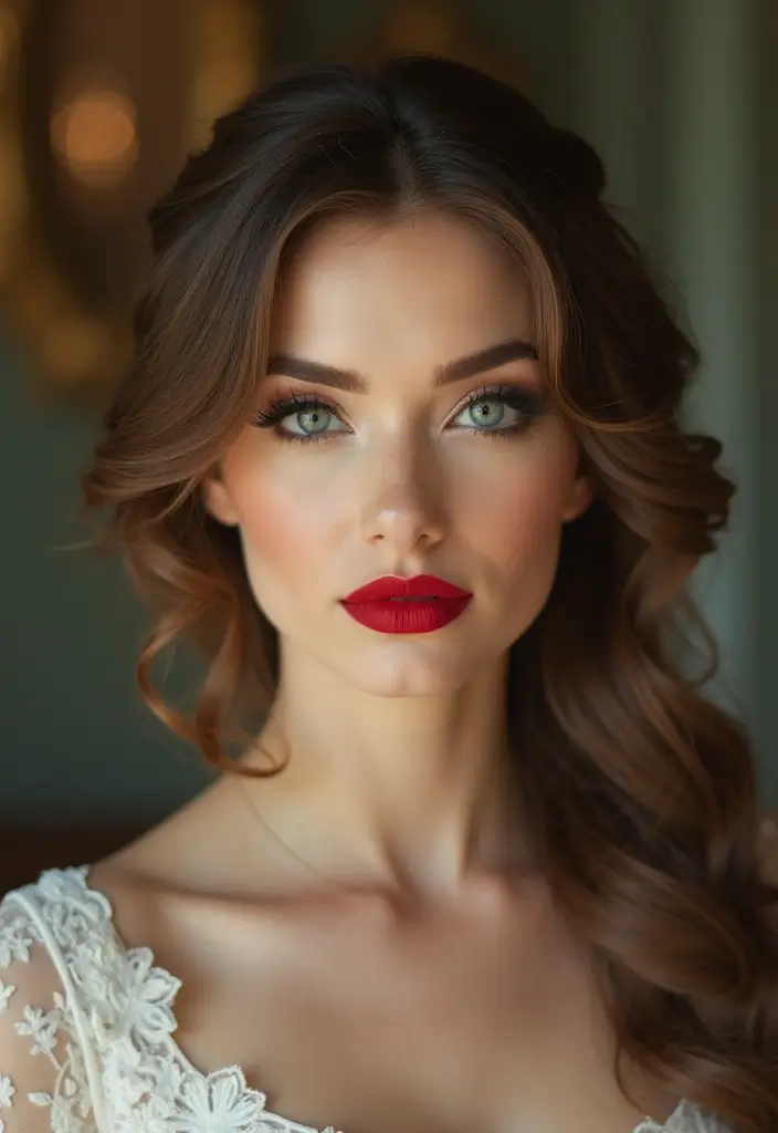 26 Bridal Makeup Looks That Last All Day - 6. Vintage Glam
