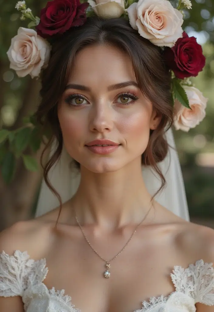 26 Bridal Makeup Looks That Last All Day - 8. Romantic Berry Tones