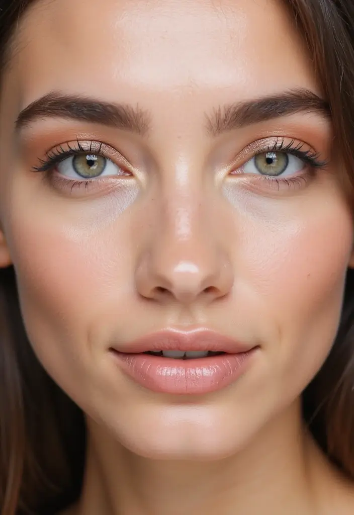 26 Eye Makeup Ideas That Brighten Your Look - 1. Soft Peach Glow