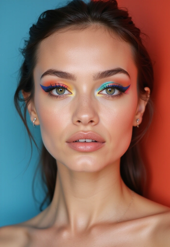 26 Eye Makeup Ideas That Brighten Your Look - 13. Cat Eye with Color