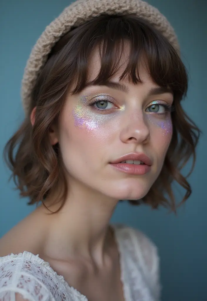 26 Eye Makeup Ideas That Brighten Your Look - 15. Ethereal Glitter