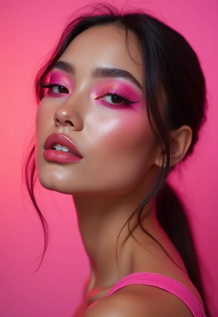 26 Eye Makeup Ideas That Brighten Your Look - 26. Flirty Fuchsia