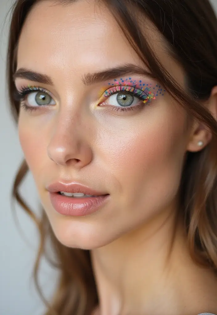 26 Eyeliner Styles That Suit Every Eye Shape - 12. Daring Dot Eyeliner for Quirky Looks