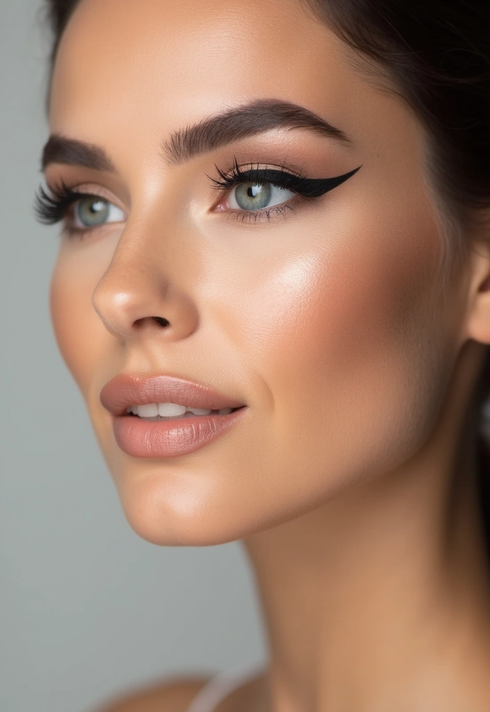 26 Eyeliner Styles That Suit Every Eye Shape - 19. Eyeliner Stamping for Quick Looks