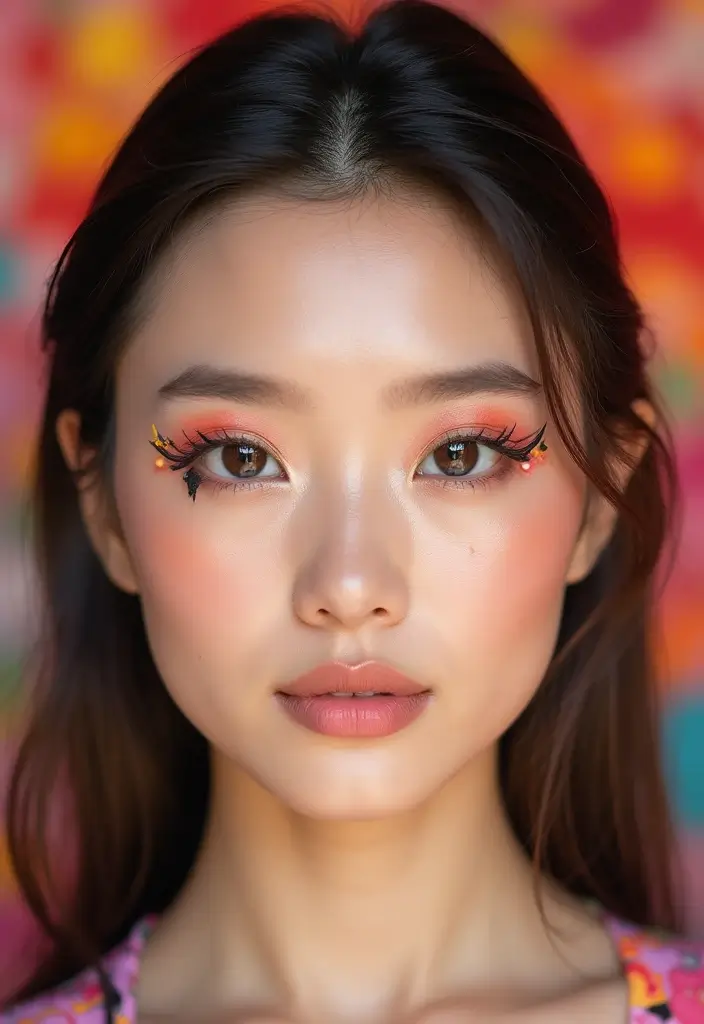 26 Eyeliner Styles That Suit Every Eye Shape - 4. Graphic Eyeliner for Monolid Eyes