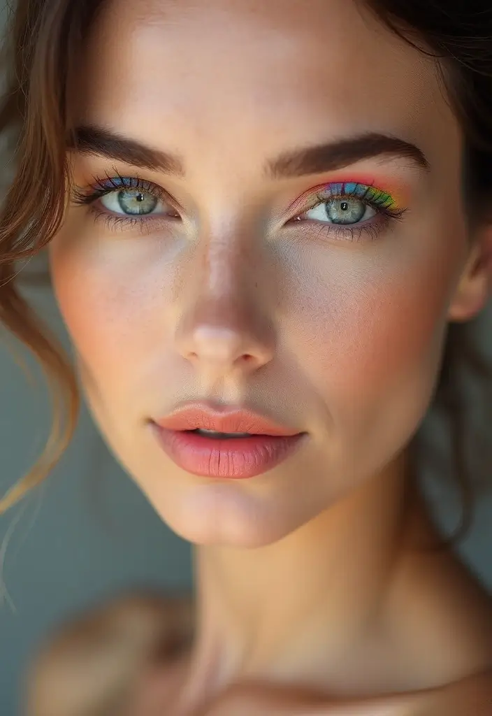 26 Eyeliner Styles That Suit Every Eye Shape - 6. Colorful Tightlining for Deep Set Eyes