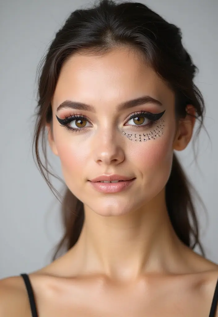 26 Eyeliner Styles That Suit Every Eye Shape - 7. Negative Space Eyeliner for All Eye Shapes