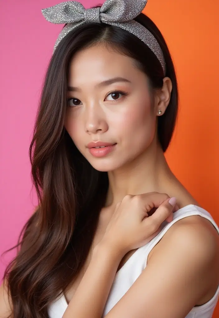 26 Hairstyles for Straight Hair That Stay All Day - 23. Straight Hair with Headband