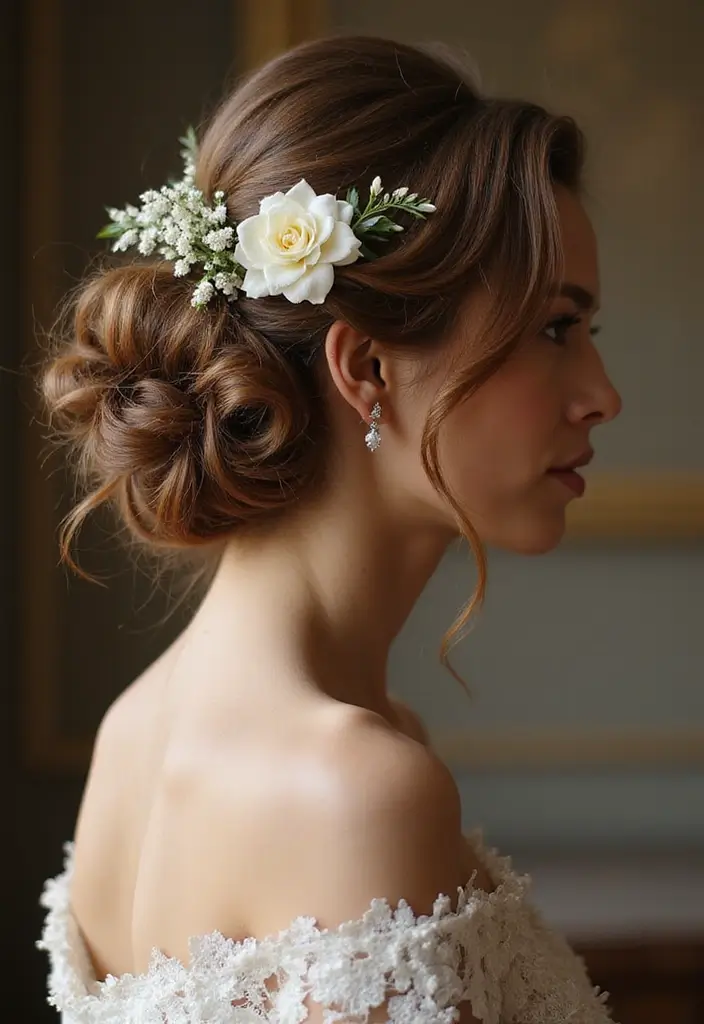 26 Hairstyles for Thin Hair That Add Instant Volume - 13. Vintage Updo