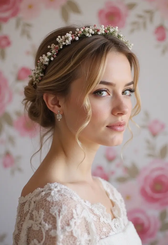 26 Hairstyles for Thin Hair That Add Instant Volume - 15. Halo Braid