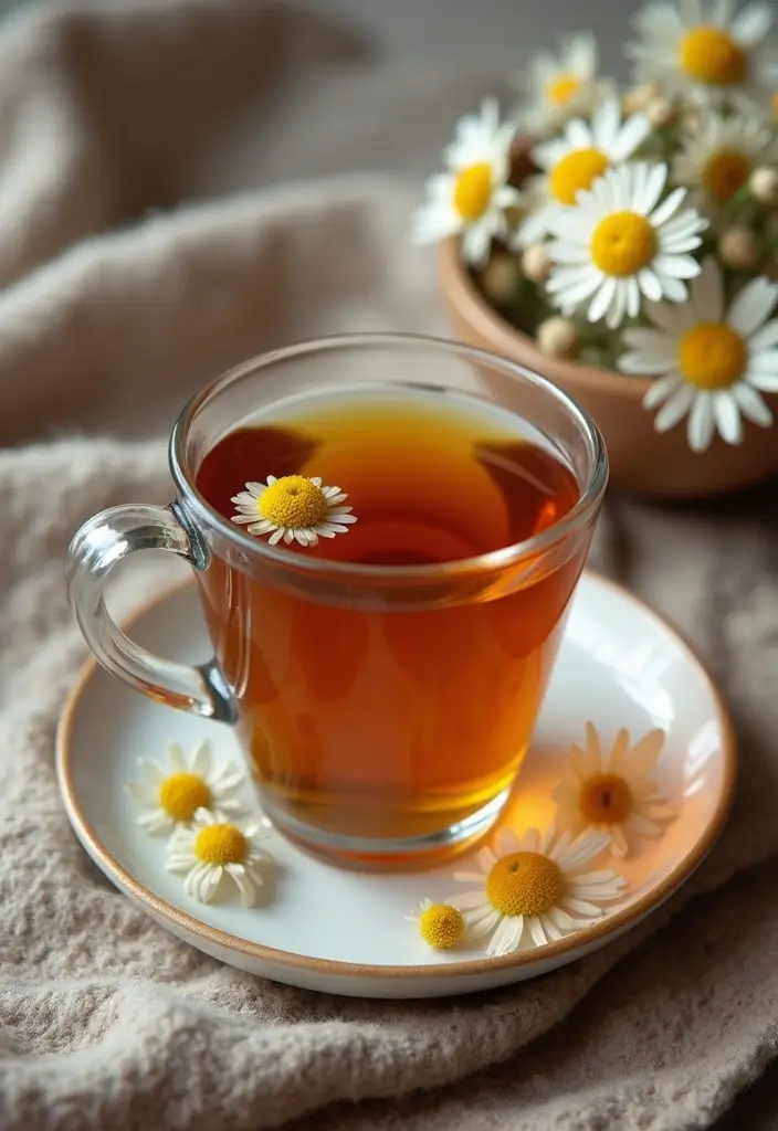 26 Home Remedies for Dull Tired Skin: Natural Beauty Tips for Radiance - 14. Chamomile Tea Compress