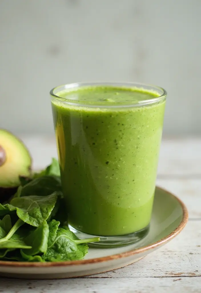 26 Home Remedies for Dull Tired Skin: Natural Beauty Tips for Radiance - 15. Spinach and Avocado Smoothie Mask