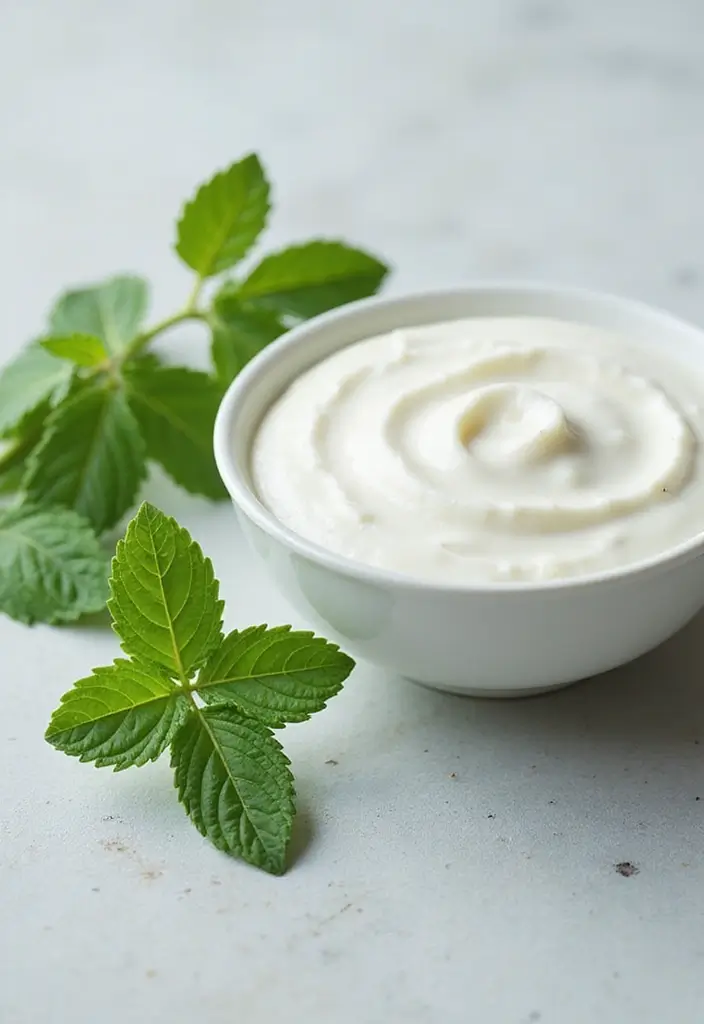 26 Home Remedies for Dull Tired Skin: Natural Beauty Tips for Radiance - 25. Mint and Yogurt Mask