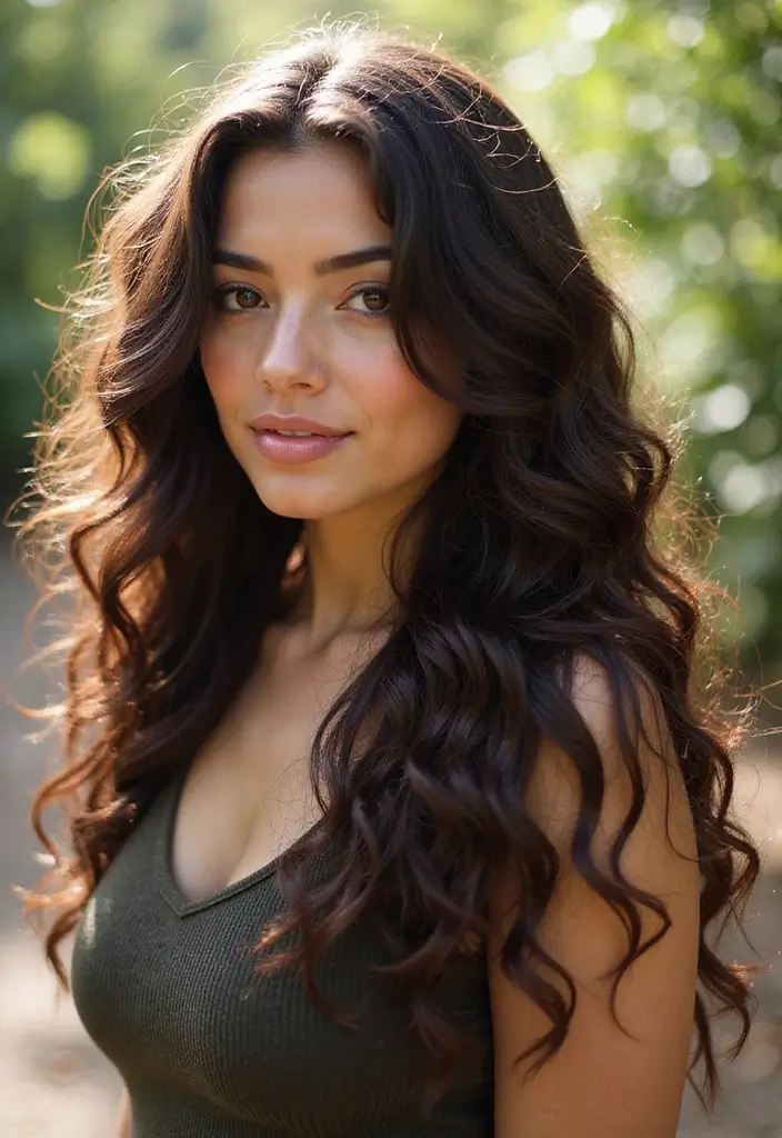 26 Layered Haircut Ideas for Volume and Movement - 10. Long Layers for Curly Hair