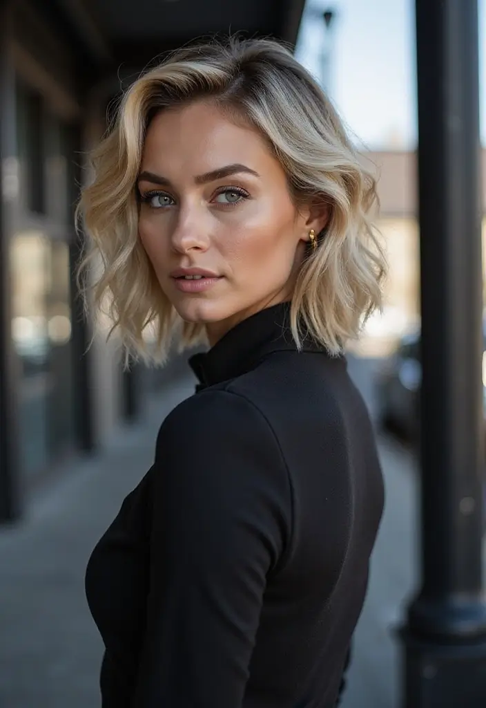 26 Layered Haircut Ideas for Volume and Movement - 19. Layered Curly Bob