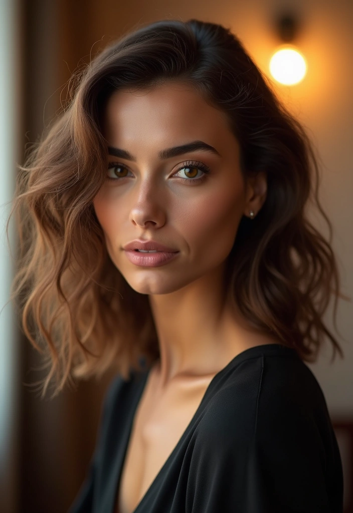 26 Layered Haircut Ideas for Volume and Movement - 20. Curly Layers with Side Part