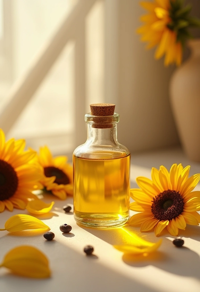 26 Lip Care Tips for Smooth and Hydrated Lips - 13. Sunflower Seed Oil