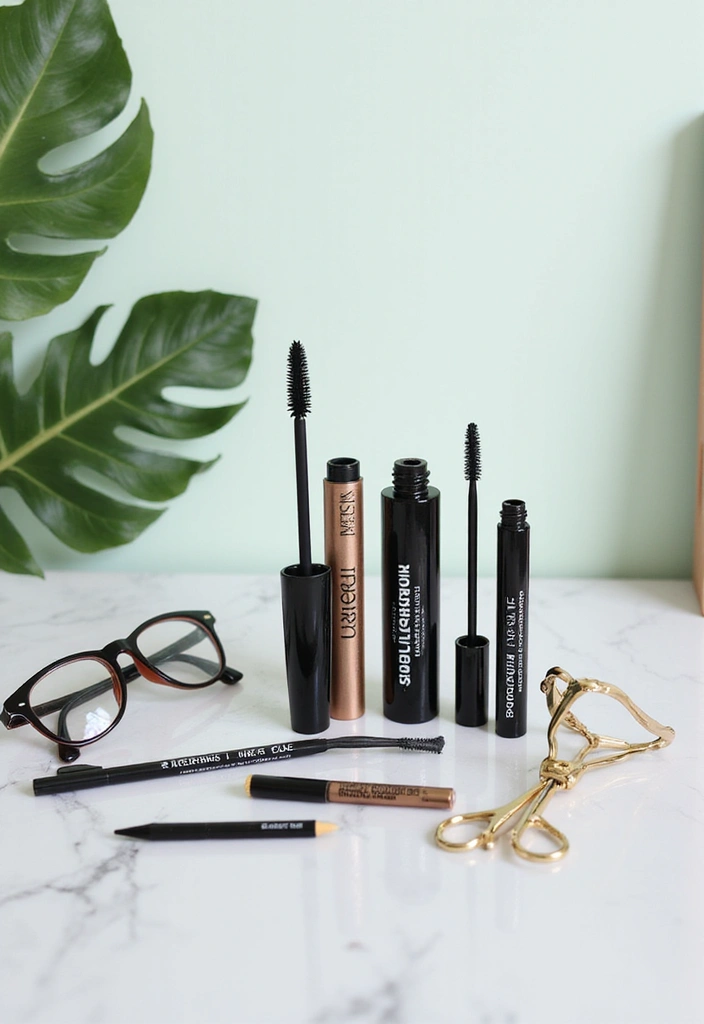 26 Makeup Tips for Glasses Wearers - 7. Use Waterproof Mascara