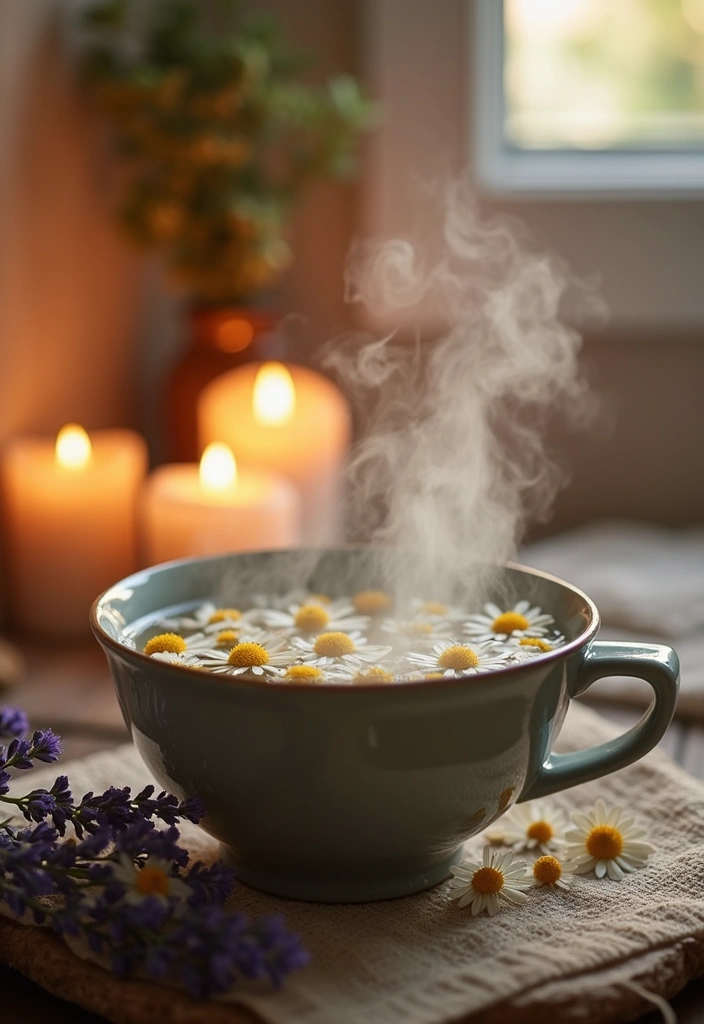 26 Self-Care Skincare Rituals for Relaxing Nights - 1. Herbal Infused Steam