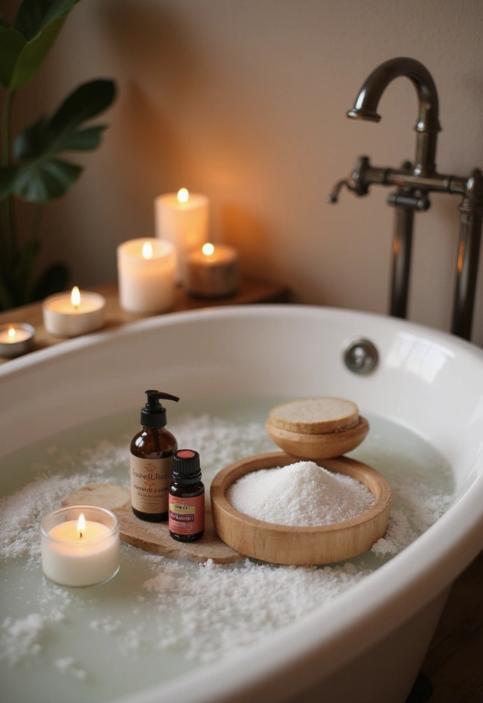 26 Self-Care Skincare Rituals for Relaxing Nights - 13. Warm Bath with Epsom Salts