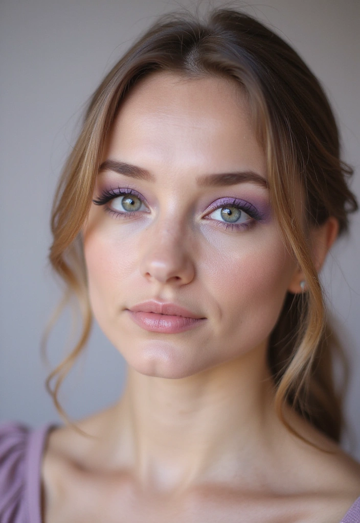 26 Smokey Eye Variations for Different Eye Colors - 19. Lavender Smokey Eye for Gray Eyes