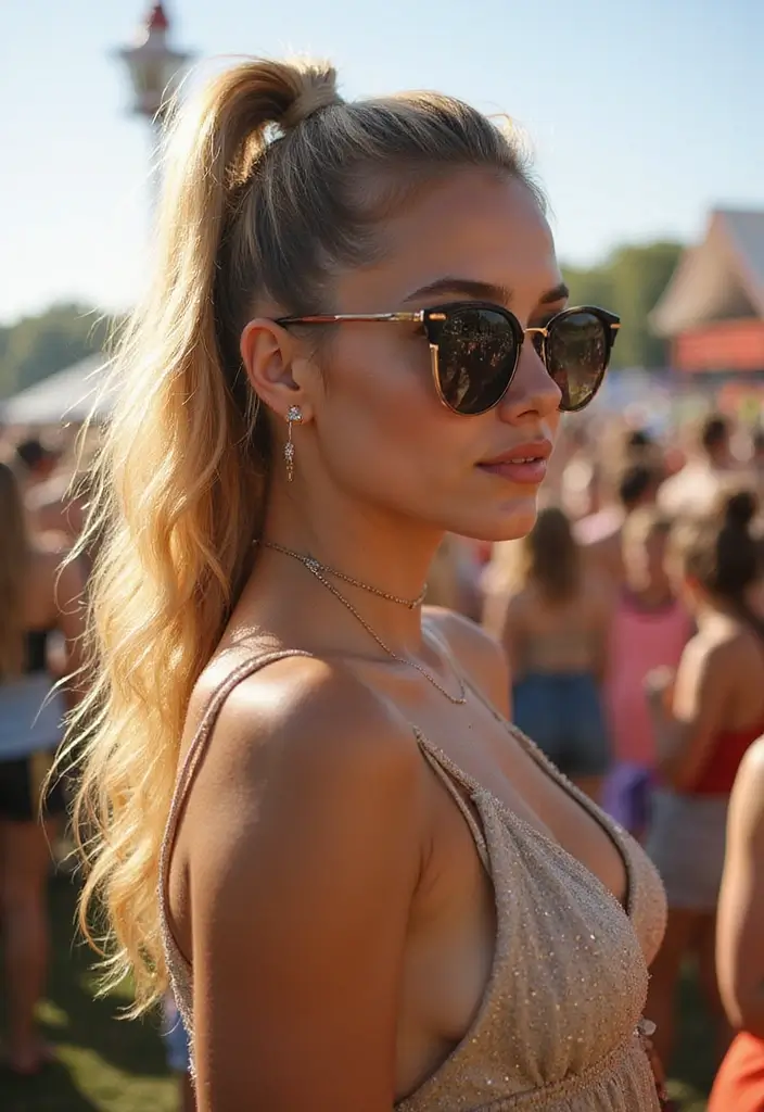 26 Summer Hairstyles to Keep You Cool and Stylish - 4. High Ponytail Perfection