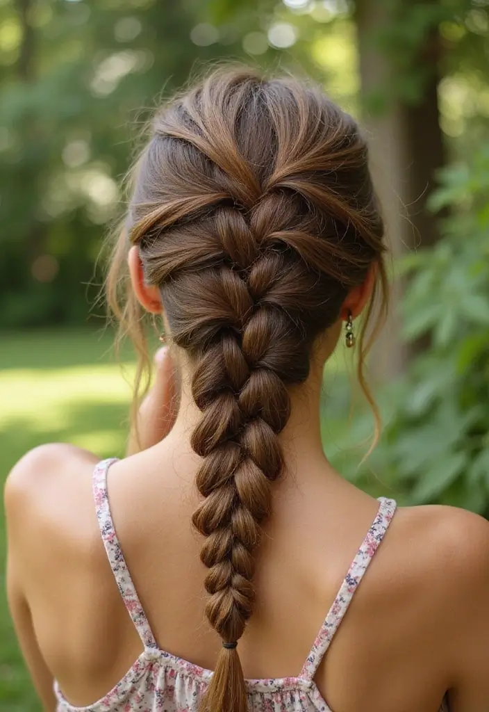 26 Trending Braided Hairstyles for Every Occasion - 15. Laid-Back Twisted Braid