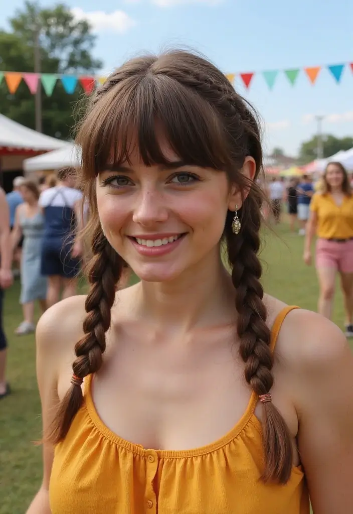 26 Trending Braided Hairstyles for Every Occasion - 21. Braided Side-Swept Bangs