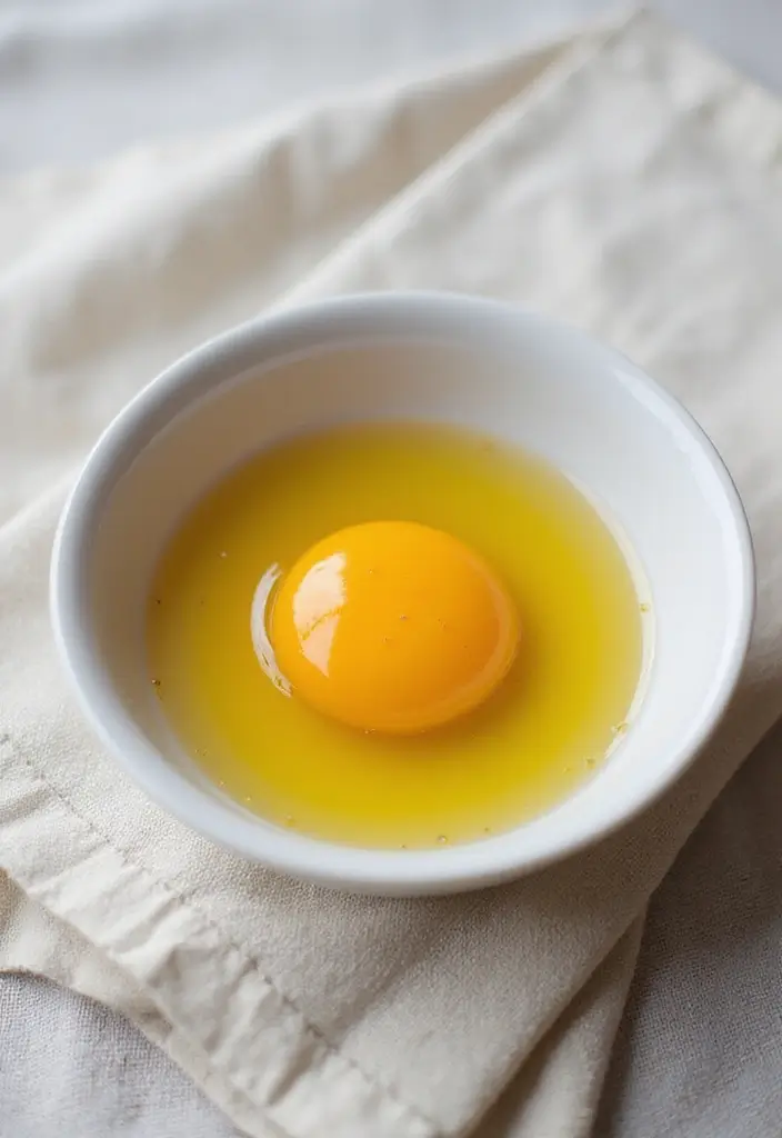 27 DIY Face Mask Recipes That Actually Work - 12. Egg Yolk and Olive Oil Hydrating Mask