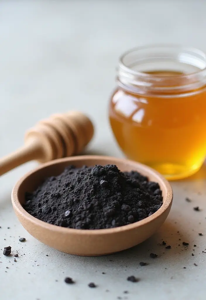 27 DIY Face Mask Recipes That Actually Work - 13. Honey and Charcoal Detoxifying Mask