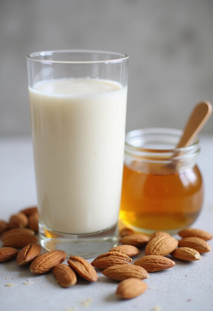 27 DIY Face Mask Recipes That Actually Work - 18. Almond Milk and Honey Nourishing Mask