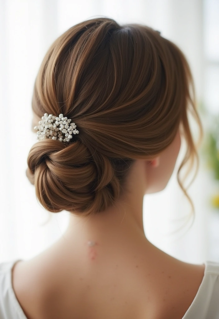 27 DIY Hairstyle Ideas for Quick Home Makeovers - 13. Twisted Low Bun