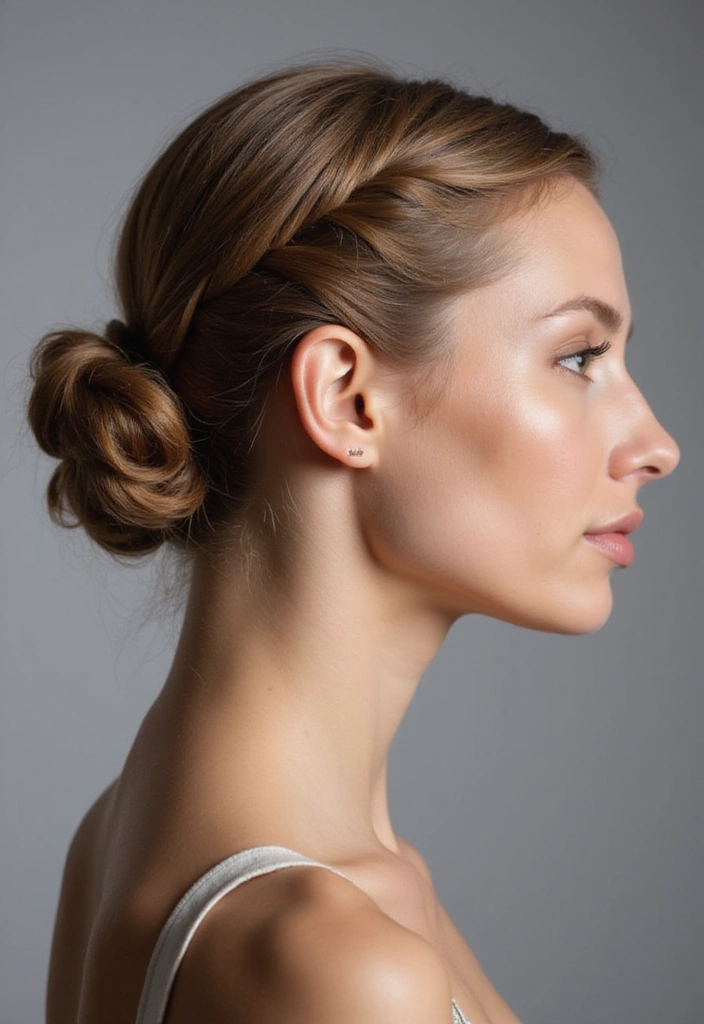 27 DIY Hairstyle Ideas for Quick Home Makeovers - 19. Twisted Side Bun