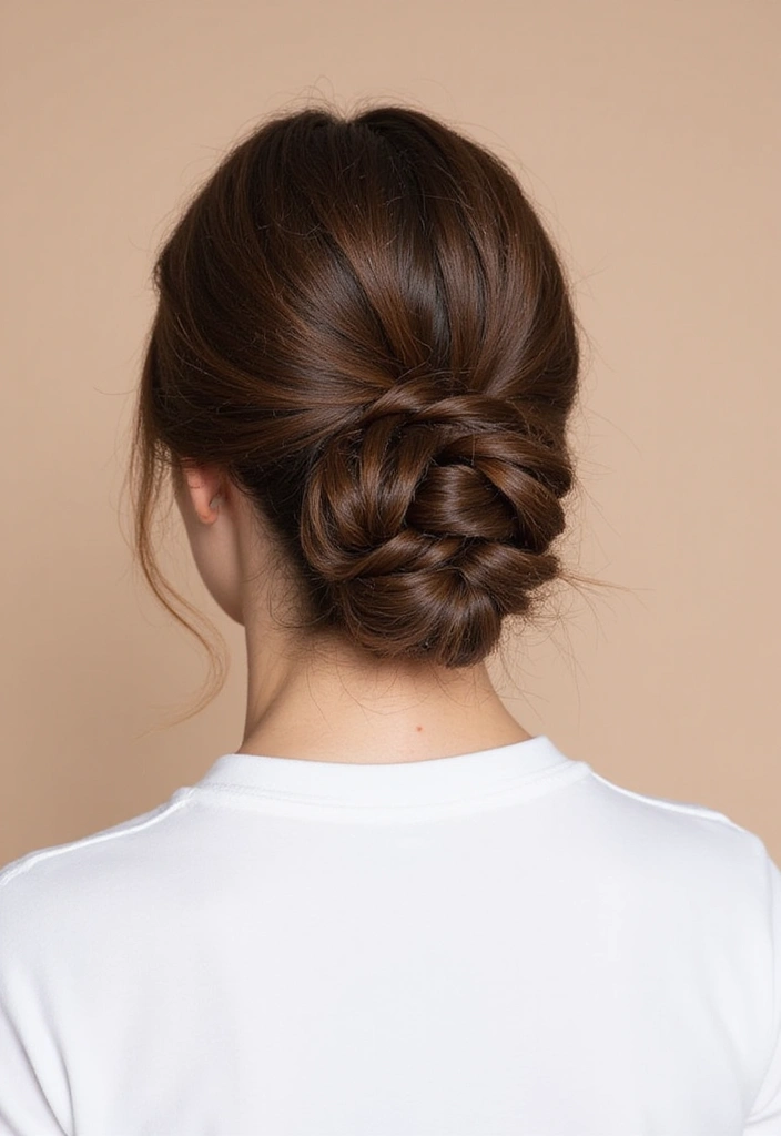 27 DIY Hairstyle Ideas for Quick Home Makeovers - 20. Quick Twist Updo