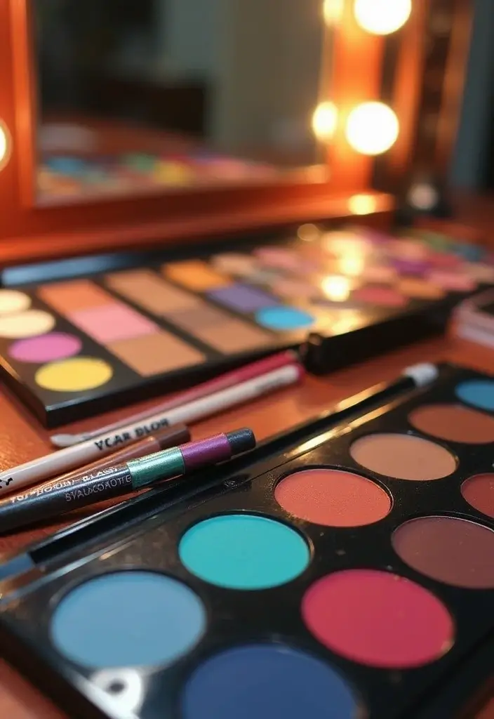 27 Date Night Makeup Ideas That Wow Instantly - 10. Colored Eyeliner for a Pop of Fun