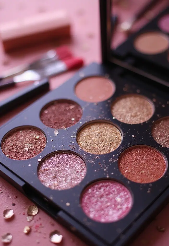 27 Date Night Makeup Ideas That Wow Instantly - 14. Glittery Eyeshadow for a Night Out