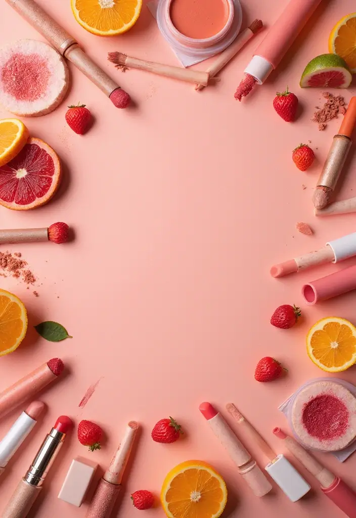 27 Date Night Makeup Ideas That Wow Instantly - 19. Fresh and Fruity Color Palette