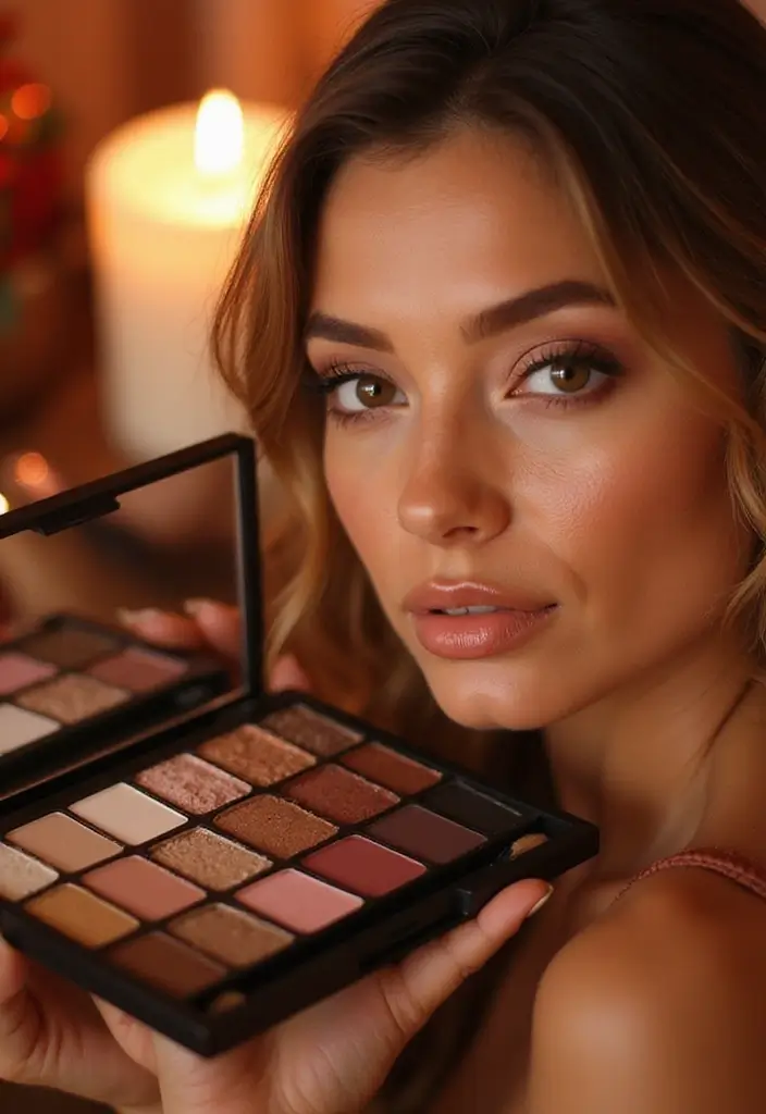 27 Date Night Makeup Ideas That Wow Instantly - 2. Romantic Rose Gold Eyeshadow