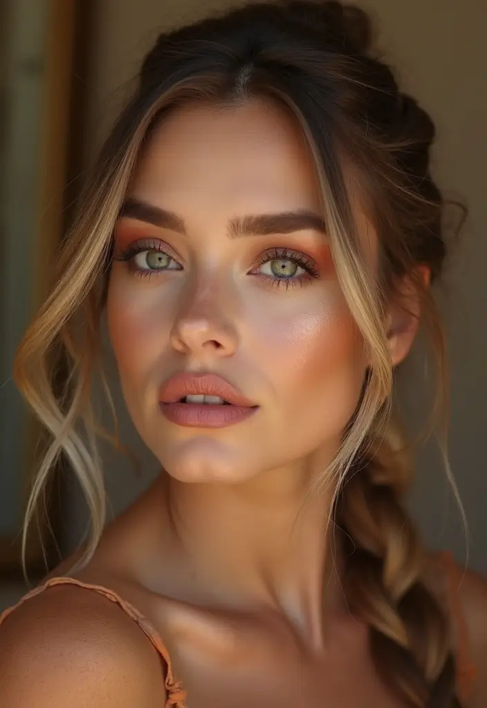 27 Date Night Makeup Ideas That Wow Instantly - 21. Earthy Tones for a Natural Vibe