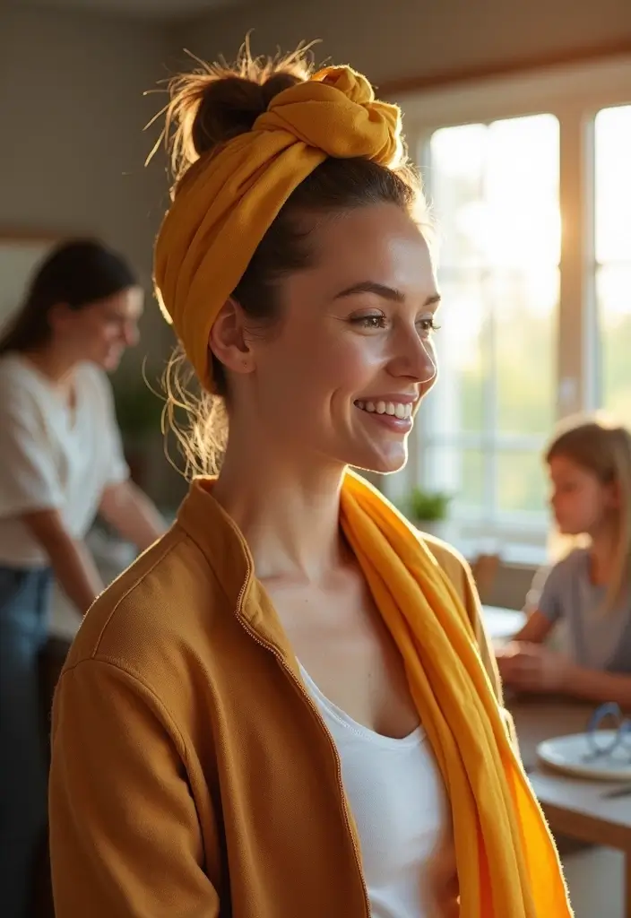 27 Easy Hairstyle Ideas for Busy Mornings - 11. Simple Hair Wrap