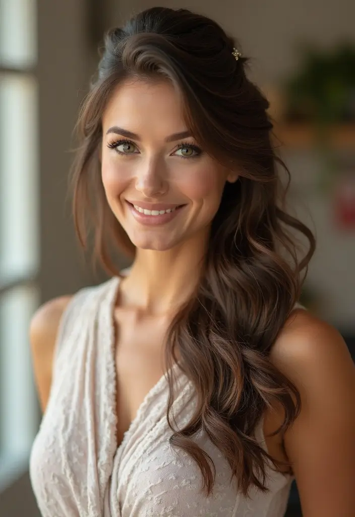 27 Easy Hairstyle Ideas for Busy Mornings - 18. Side-Swept Hair