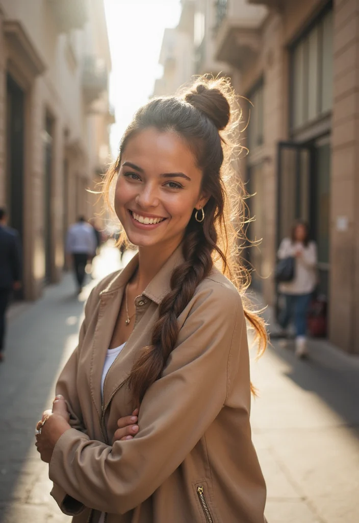 27 Easy Hairstyle Ideas for Busy Mornings - 21. Twisted Ponytail
