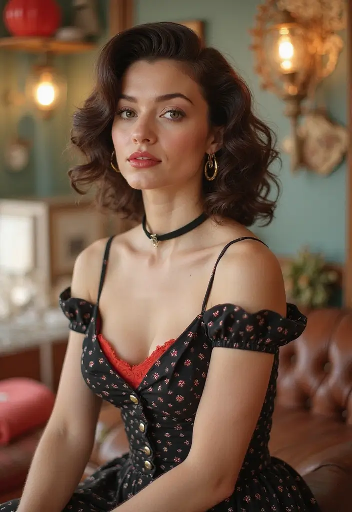 27 Everyday Hairstyles That Take Under 5 Minutes - 17. Quick Pin-Up Curls